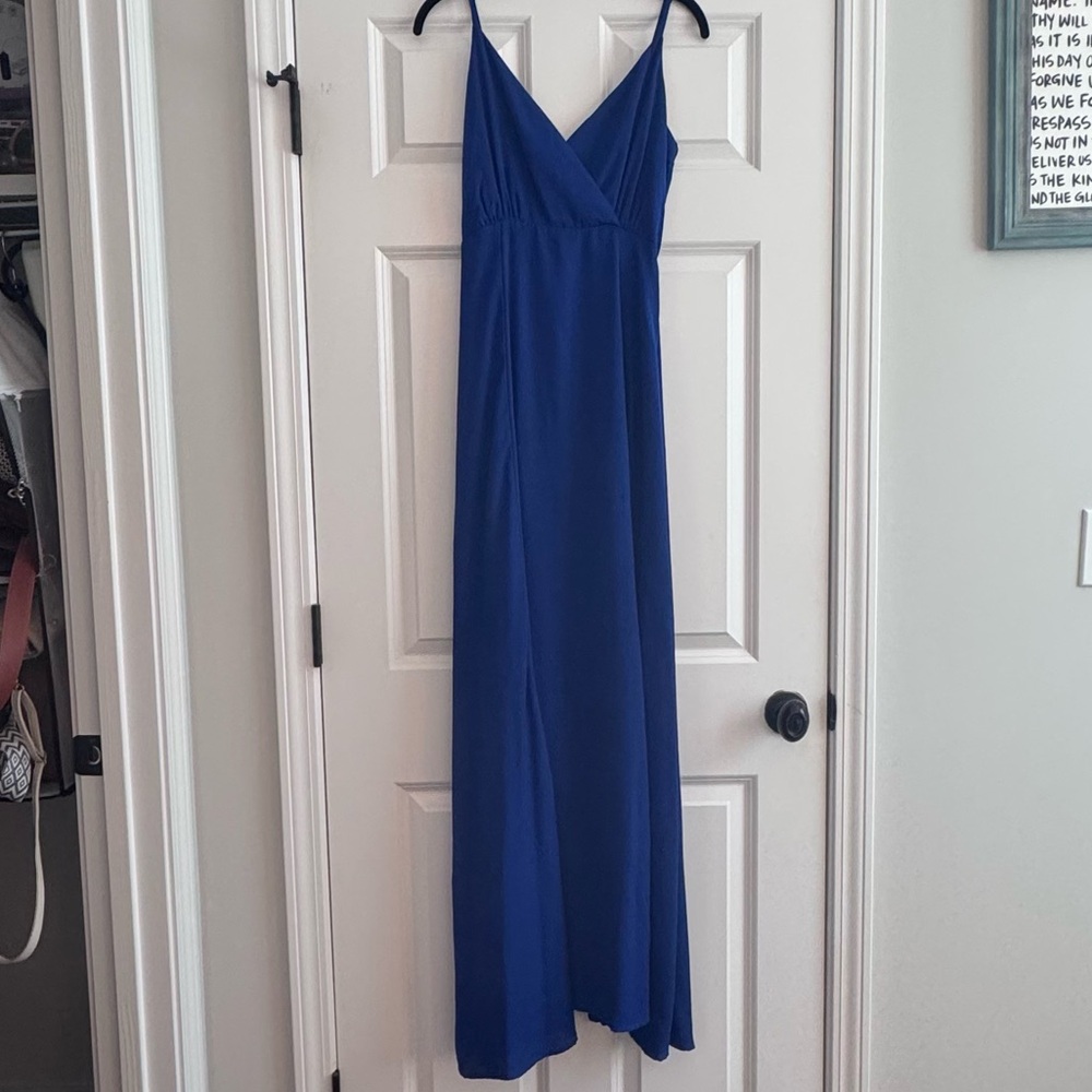 Lulu's Royal Blue Maxi Dress